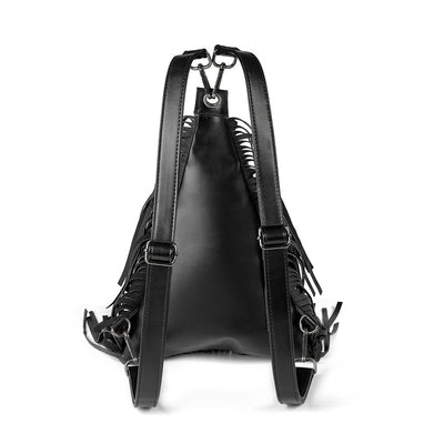Mochila Elegante con Cartera Integrada y Detalles de Borlas - Image 5