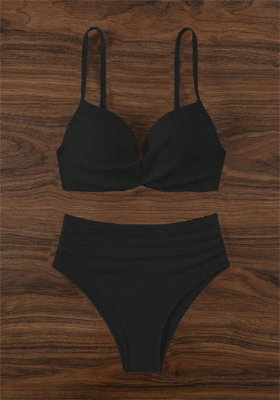 Traje de Baño Bikini Cintura Alta con Refuerzo de Acero para Mujer - Image 13
