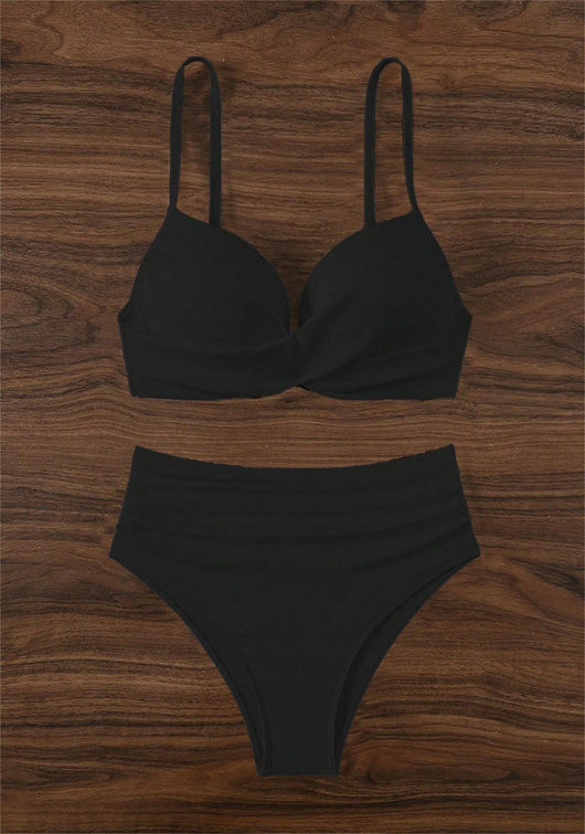 Traje de Baño Bikini Cintura Alta con Refuerzo de Acero para Mujer - Image 13