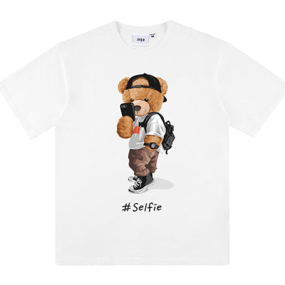 Playera de Algodón con Estampado Oso para Hombre - Image 4