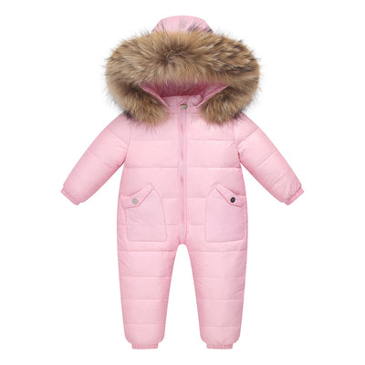 Conjunto Abrigado para Bebé: Body + Chaqueta Plumón Blanco - Image 8