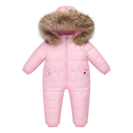 Conjunto Abrigado para Bebé: Body + Chaqueta Plumón Blanco - Image 8