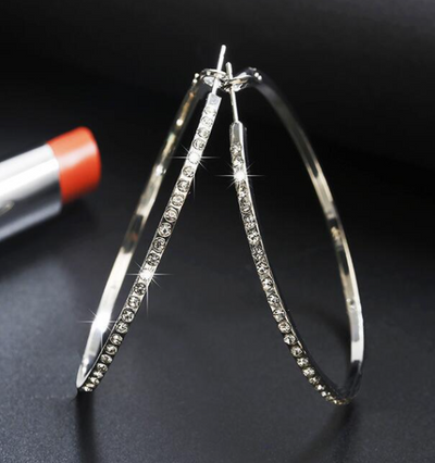 Aretes Coreanos Hueco Personalidad Simple Anillo Elegante - Image 11
