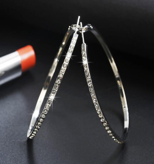 Aretes Coreanos Hueco Personalidad Simple Anillo Elegante - Image 11