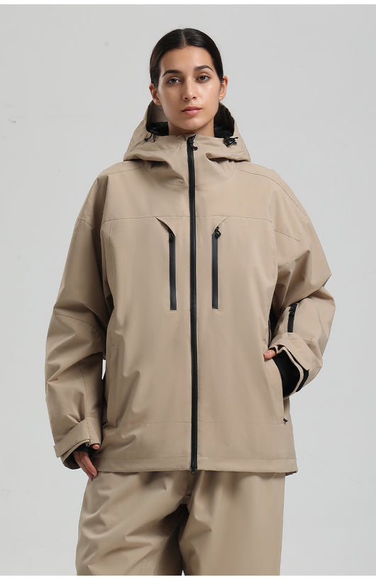 Chaqueta Esquí Hombre Impermeable Transpirable Corte Holgado con Cierre - Image 21