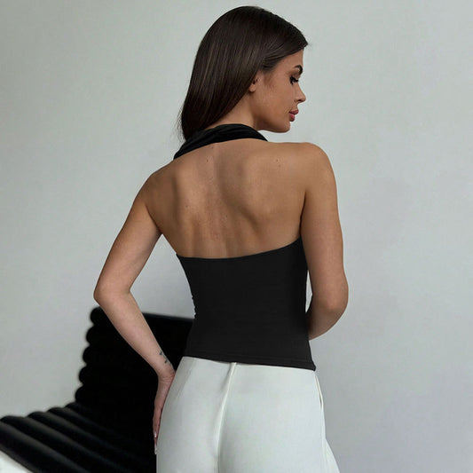Chaleco de Encaje Ajustable para Usar Como Interior o Exterior - Top Versátil para Mujer - Image 2