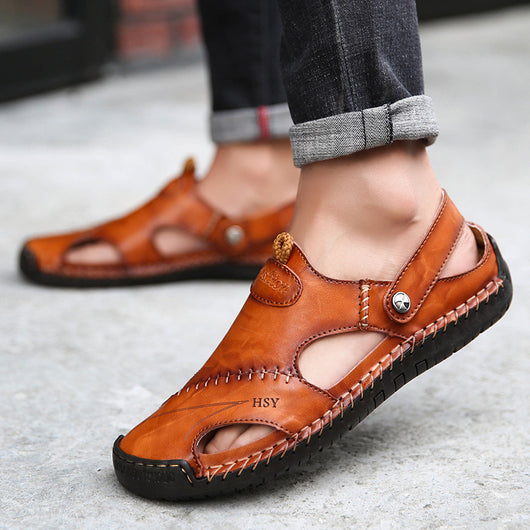 Sandalias Baotou de Verano para Hombre - Cómodas y Versátiles