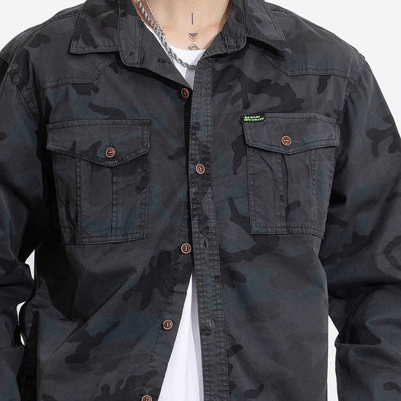 Polo de Otoño para Hombre - Camisa Clásica de Cuello