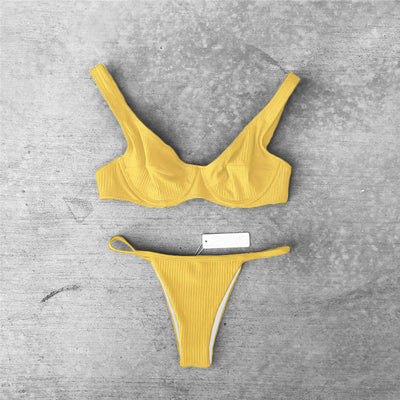 Traje de baño para mujer con diseño dividido - Image 6