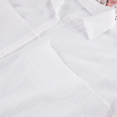 Pijama Largo de Doble Gasa para Mujer - Camisa y Pantalón - Image 17