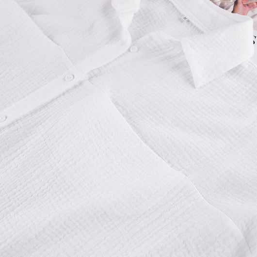 Pijama Largo de Doble Gasa para Mujer - Camisa y Pantalón - Image 17