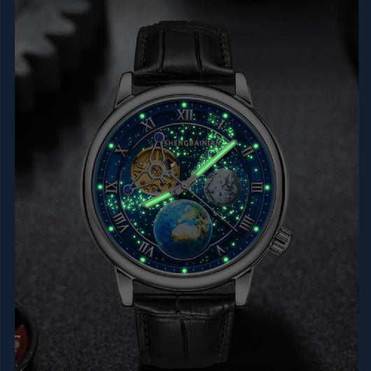 Reloj Hombre Luminoso Tierra Estrellada - Image 5