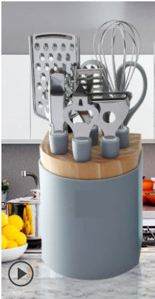 Set de Utensilios de Acero Inoxidable para Cocina - Pelador, Batidor de Huevos y Tijeras - Image 2