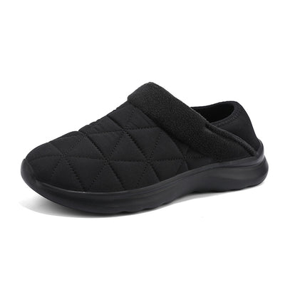 Pantuflas de Pareja en Algodón Cálido - Diseño Liso para Casa - Image 6