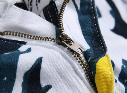 Jeans Casuales Blancos con Estampado y Stretch para Hombre - Image 9