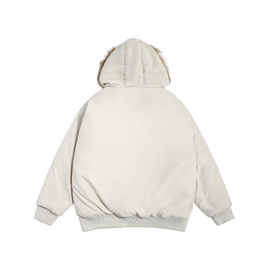 Abrigo de Invierno para Hombre con Cuello de Piel y Cierre de Metal - Image 18