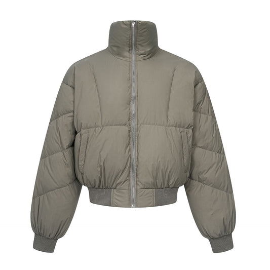 Chaqueta Térmica Casual de Cuello Alto - Algodón Cómodo para Hombre y Mujer
