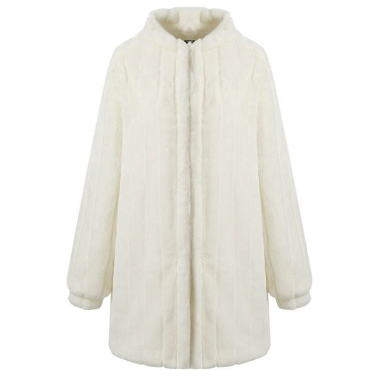 Chaqueta Floral Blanca para Invierno y Primavera - Abrigo Elegante para Mujer - Image 7