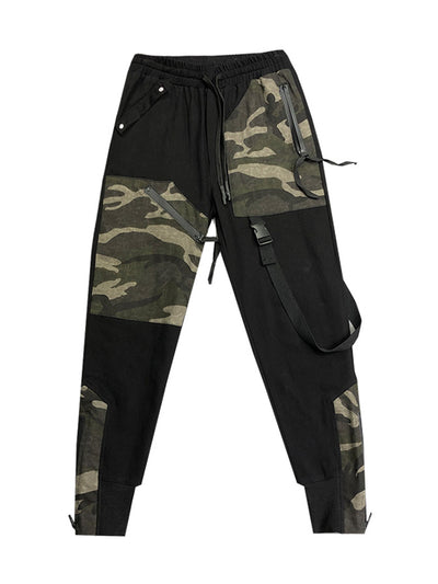 Overol Casual Funcional Camuflado con Costuras de Personalidad Slim - Image 14