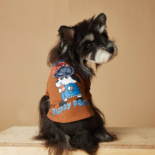 Playera Estampada para Perro - Diseño Adorable Primavera Verano