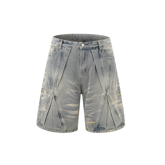 Conjunto de Camisa Vaquera Workwear Desgastada con Estilo Urbano - Image 10