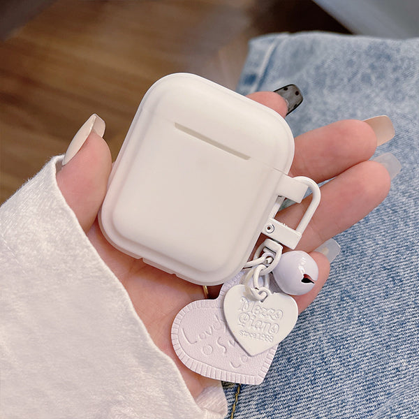 Funda Protectora AirPods Blanco Lechoso Compatible con Apple
