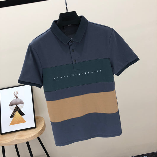 Polo Clásico de Bloques de Color para Hombre - Image 8