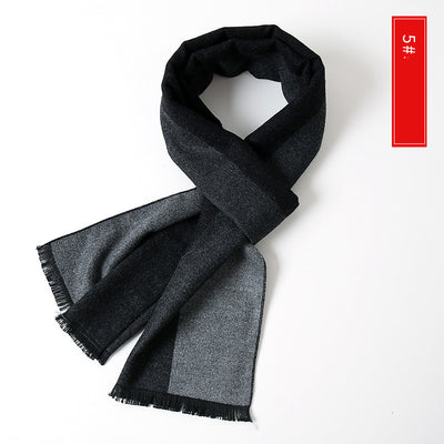 Bufanda de Cachemira Extendida Versátil para Hombre - Image 25