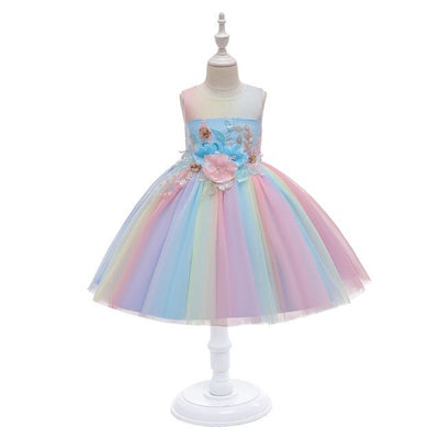 Vestido de Dama de Honor para Niña de 1 Año - Diseño Floral Elegante - Image 17