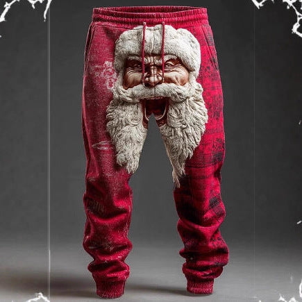 Pantalones de Chándal Casuales con Estampado y Cordón Ajustable para Hombre - Image 5