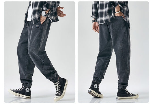 Pantalones Cargo Deportivos Holgados Estilo Coreano para Hombre - Image 8