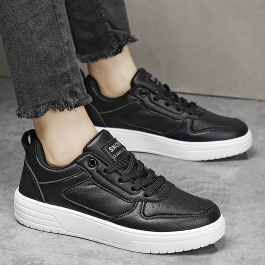 Zapatillas Blancas Para Parejas - Tenis Blancos Puros Para Hombre Primavera y Otoño - Image 19