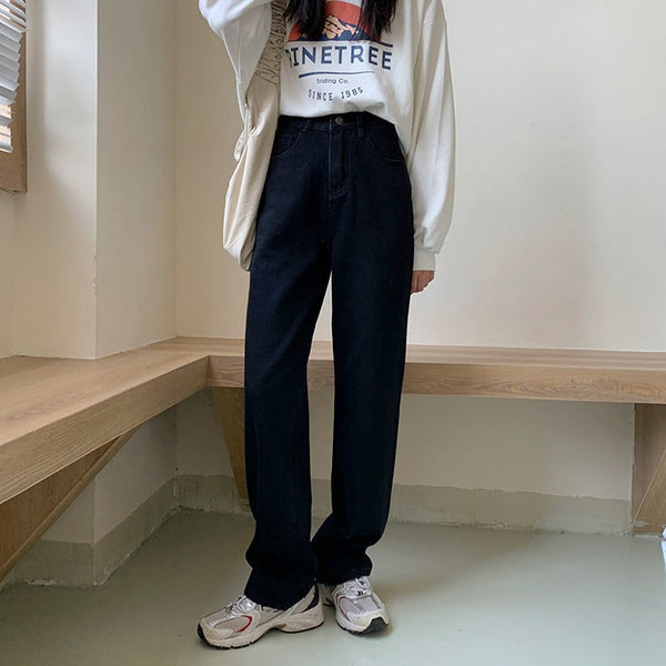 Pantalones Estilo Coreano Ajustados y Rectos Reductores