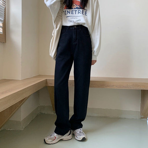 Pantalones Estilo Coreano Ajustados y Rectos Reductores