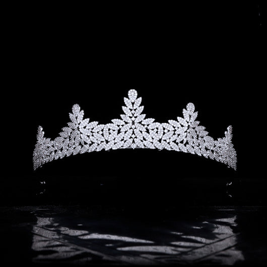 Tiara Nupcial Elegante - Accesorios para el Cabello de Novia Estilo Europeo