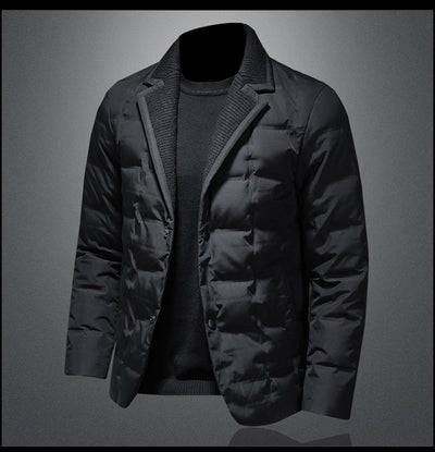 Chaqueta Acolchada de Plumón para Hombre - Abrigo Térmico Premium - Image 8