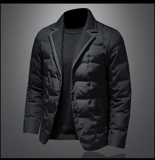 Chaqueta Acolchada de Plumón para Hombre - Abrigo Térmico Premium - Image 8