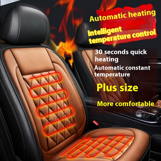 Cojín Térmico Automotriz de Felpa Suave - Confort Invernal - Image 3