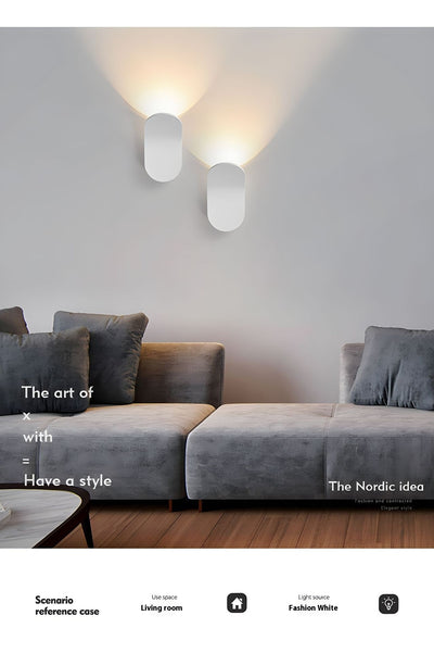Lámpara LED de Pared Minimalista para Dormitorio y Pasillo - Image 21