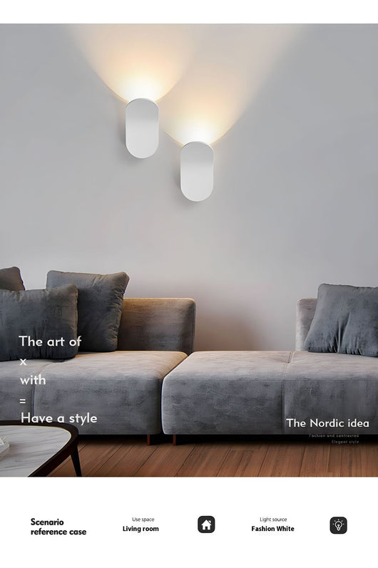 Lámpara LED de Pared Minimalista para Dormitorio y Pasillo - Image 21
