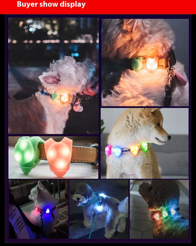 Colgante Luminoso Triangular de Silicona para Mascotas - Image 9