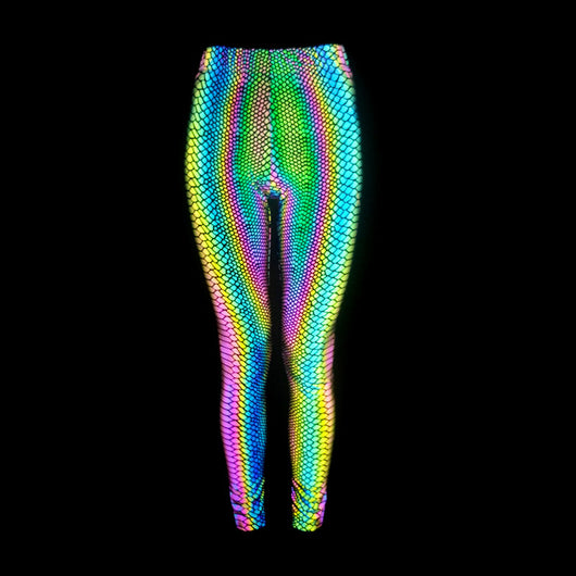 Pantalones Yoga Reflectantes Ajustados para Fitness Mujer - Image 15