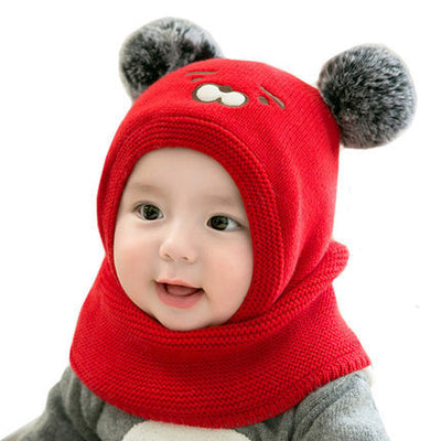 Gorros de Lana Gruesa para Bebés y Niños Pequeños - Abrigo Térmico - Image 2
