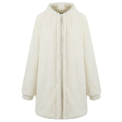 Chaqueta Floral Blanca para Invierno y Primavera - Abrigo Elegante para Mujer - Image 10