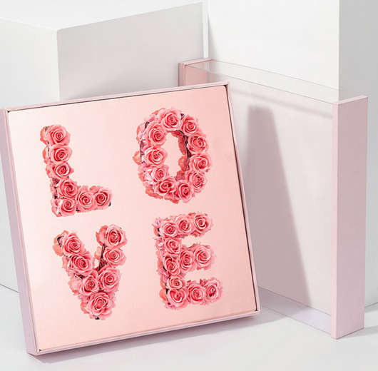 Caja de Flores Acrílicas Magic Mirror LOVE - Regalo Perfecto para San Valentín - Image 10