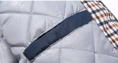 Chaqueta Business Casual de Cuello Alto Abrigo Grueso Invierno - Image 15