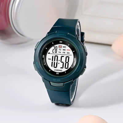 Reloj Electrónico Estudiantil con Correa Luminosa Impermeable y Hebilla de Moda - Image 9