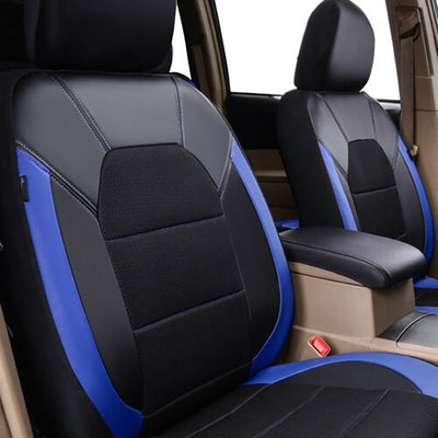 Funda de Asiento de Auto con Costura Sándwich en Cuero PU Premium - Image 30