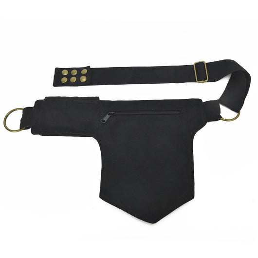 Bolsa Crossbody Retro con Remaches y Compartimentos Múltiples para Hombre y Mujer - Image 6