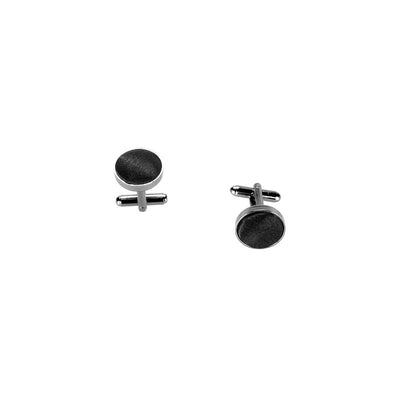 Set de Gemelos, Pañuelo y Corbata Monocromática para Hombre - Image 4